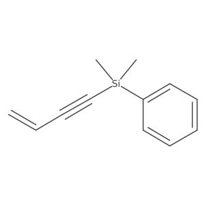 (3-Buten-1-yn-1-yldimethylsilyl)benzene Structure