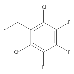 1,3-Dichloro-2-fluoromethyl-4,5,6-trifluorobenzene Structure