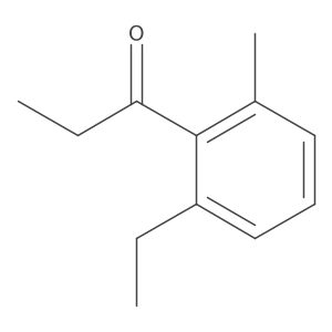 1-(2-Ethyl-6-methylphenyl)propan-1-one Structure