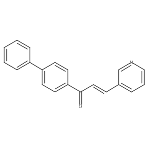 (E)-1-(4-phenylphenyl)-3-pyridin-3-ylprop-2-en-1-one Structure