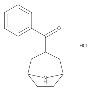(8-Azabicyclo[3.2.1]octan-3-yl)(phenyl)methanone hydrochloride Structure
