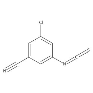 3-Chloro-5-isothiocyanatobenzonitrile结构式