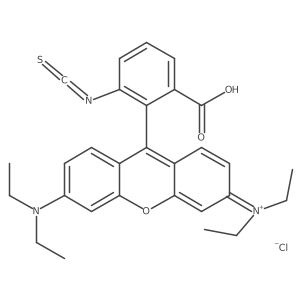 Rhodamine B isothiocyanate Structure