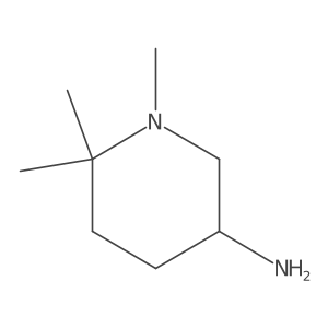 1,6,6-Trimethyl-3-piperidinamine Structure