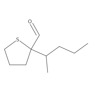 2-(Pentan-2-yl)thiolane-2-carbaldehyde结构式
