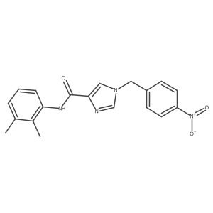 N-(2,3-dimethylphenyl)-1-(4-nitrobenzyl)-1H-imidazole-4-carboxamide Structure