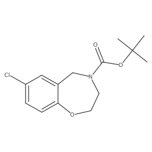 4-Boc-7-chloro-2,3,4,5-tetrahydrobenzo[f][1,4]oxazepine Structure