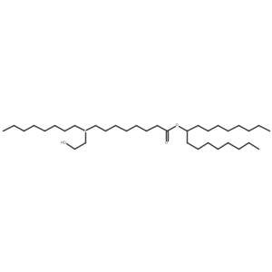 Heptadecan-9-yl 8-((2-hydroxyethyl)(octyl)amino)octanoate Structure
