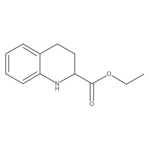 ethyl (2S)-1,2,3,4-tetrahydroquinoline-2-carboxylate结构式