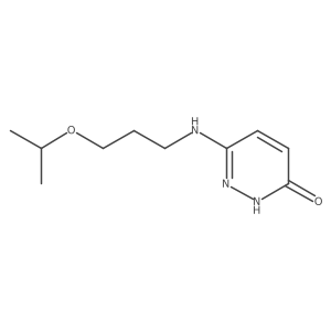 6-((3-Isopropoxypropyl)amino)pyridazin-3-ol结构式