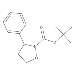 tert-Butyl (S)-3-phenylisoxazolidine-2-carboxylate Structure