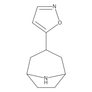 (3-exo)-3-(5-Isoxazolyl)-8-azabicyclo[3.2.1]octane Structure