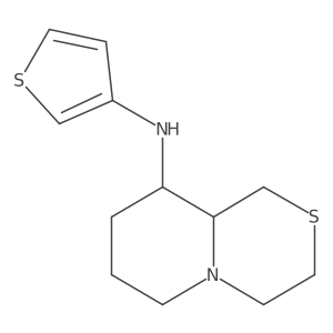 N-(thiophen-3-yl)-octahydropyrido[2,1-c]thiomorpholin-9-amine Structure