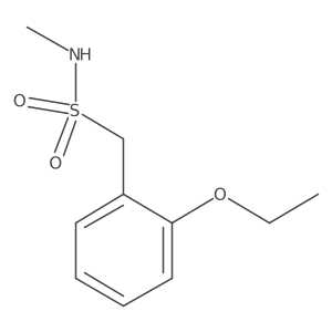 1-(2-ethoxyphenyl)-N-methylmethanesulfonamide结构式