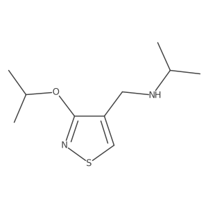 (Propan-2-yl)({[3-(propan-2-yloxy)-1,2-thiazol-4-yl]methyl})amine结构式