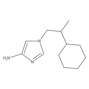 1-(2-cyclohexylpropyl)-1H-imidazol-4-amine结构式