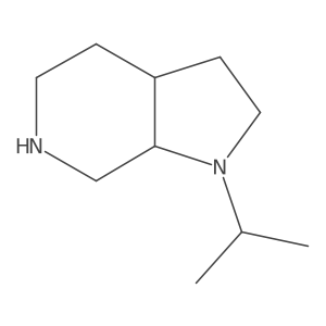 1-(propan-2-yl)-octahydro-1H-pyrrolo[2,3-c]pyridine结构式