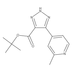 tert-butyl 5-(2-methylpyridin-4-yl)-1H-1,2,3-triazole-4-carboxylate Structure