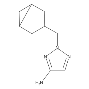 2-({bicyclo[3.1.0]hexan-3-yl}methyl)-2H-1,2,3-triazol-4-amine Structure