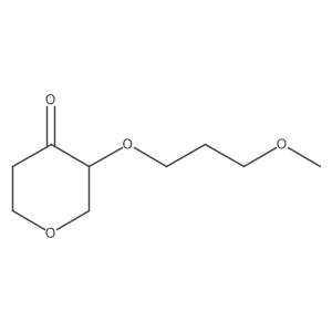 3-(3-Methoxypropoxy)oxan-4-one Structure