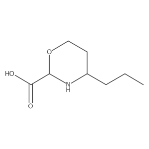 4-Propyl-1,3-oxazinane-2-carboxylic acid Structure