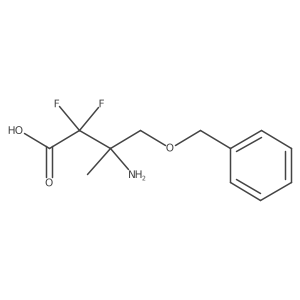3-Amino-4-(benzyloxy)-2,2-difluoro-3-methylbutanoic acid结构式
