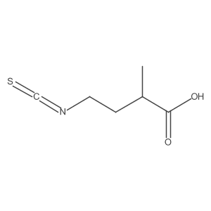 4-Isothiocyanato-2-methylbutanoic acid结构式