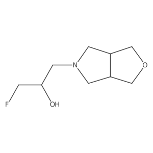 1-[(3aR,6aS)-hexahydro-1H-furo[3,4-c]pyrrol-5-yl]-3-fluoropropan-2-ol Structure