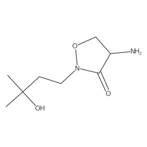 4-Amino-2-(3-hydroxy-3-methylbutyl)-1,2-oxazolidin-3-one Structure