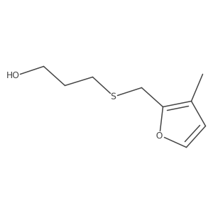 3-{[(3-Methylfuran-2-yl)methyl]sulfanyl}propan-1-ol Structure