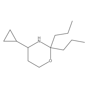 4-Cyclopropyl-2,2-dipropyl-1,3-oxazinane Structure