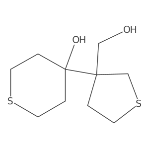 4-[3-(Hydroxymethyl)thiolan-3-yl]thian-4-ol Structure