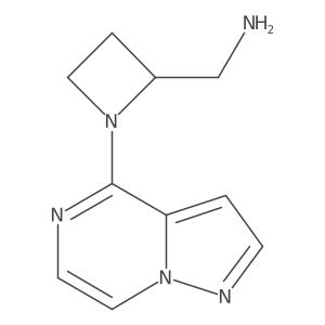 (1-{Pyrazolo[1,5-a]pyrazin-4-yl}azetidin-2-yl)methanamine结构式