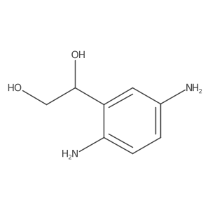 1-(2,5-Diaminophenyl)-1,2-ethanediol结构式