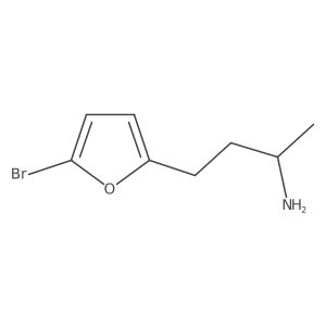 (2R)-4-(5-bromofuran-2-yl)butan-2-amine Structure
