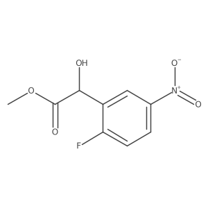 Methyl 2-(2-fluoro-5-nitrophenyl)-2-hydroxyacetate结构式