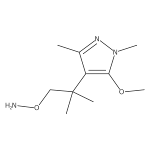 O-[2-(5-methoxy-1,3-dimethyl-1H-pyrazol-4-yl)-2-methylpropyl]hydroxylamine Structure