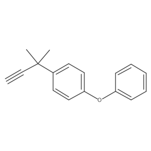 1-(2-Methylbut-3-yn-2-yl)-4-phenoxybenzene结构式