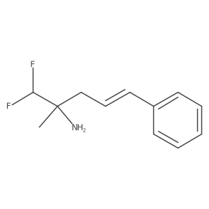 1,1-Difluoro-2-methyl-5-phenylpent-4-en-2-amine结构式