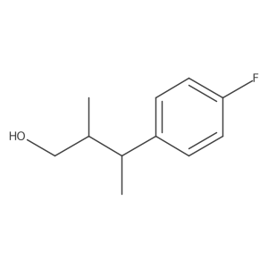 3-(4-Fluorophenyl)-2-methylbutan-1-ol Structure