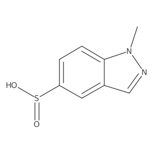 1-Methyl-1H-indazole-5-sulfinic acid Structure