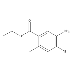 Ethyl 5-amino-4-bromo-2-methylbenzoate Structure