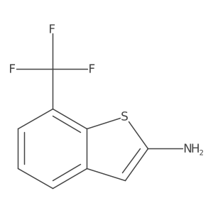7-(Trifluoromethyl)benzo[b]thiophen-2-amine Structure