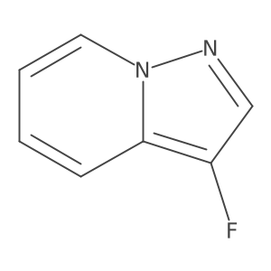 3-Fluoropyrazolo[1,5-a]pyridine结构式