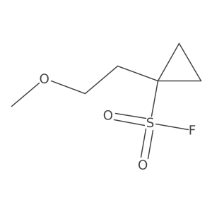 1-(2-Methoxyethyl)cyclopropane-1-sulfonyl fluoride Structure
