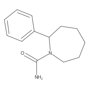 2-Phenylazepane-1-carboxamide结构式
