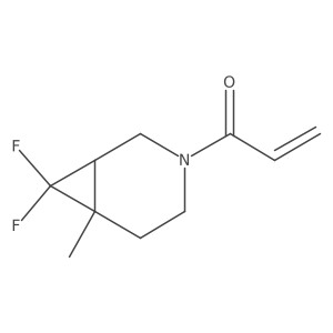 1-{7,7-Difluoro-6-methyl-3-azabicyclo[4.1.0]heptan-3-yl}prop-2-en-1-one结构式