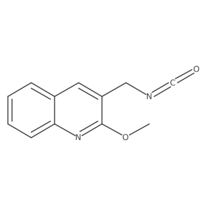 3-(Isocyanatomethyl)-2-methoxyquinoline Structure