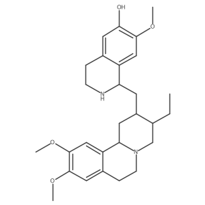 (R)-1-(((2R,3R,11bS)-3-Ethyl-9,10-dimethoxy-1,3,4,6,7,11b-hexahydro-2H-pyrido[2,1-a]isoquinolin-2-yl)methyl)-7-methoxy-1,2,3,4-tetrahydroisoquinolin-6-ol Structure