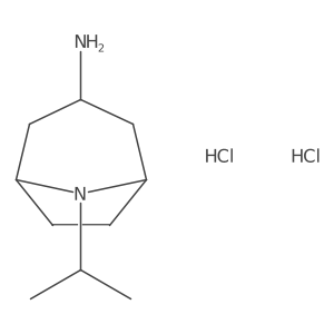 8-Isopropyl-8-azabicyclo[3.2.1]octan-3-amine dihydrochloride Structure